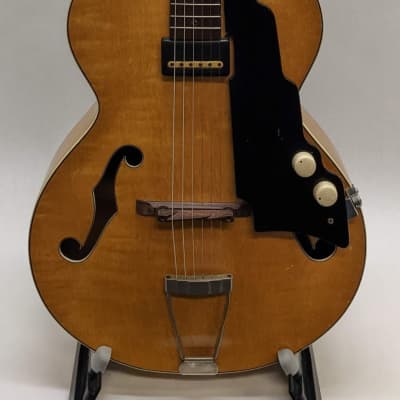 National New Yorker Model 1120 1950 Natural Archtop Guitar image 2