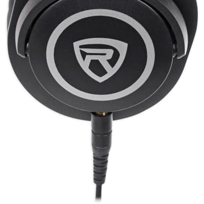 Rockville PRO-M50 Studio Headphones with Detachable Coil Cable, Case+Extra Ear Pad image 5