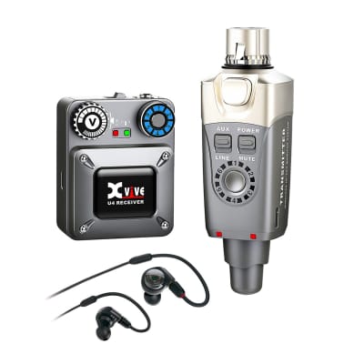 XVIVE U4 In-Ear Monitor Wireless System with AT-HE40 In-Ear Monitors image 1