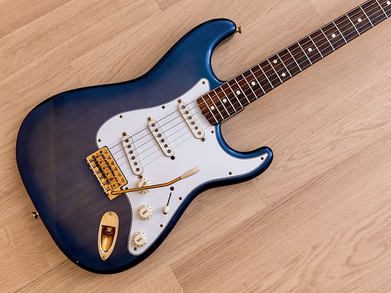 2002 Fender Stratocaster ST-80SPL FSR Blue Baltic Vintage, Ash Body w/ USA  Pickups, Japan CIJ