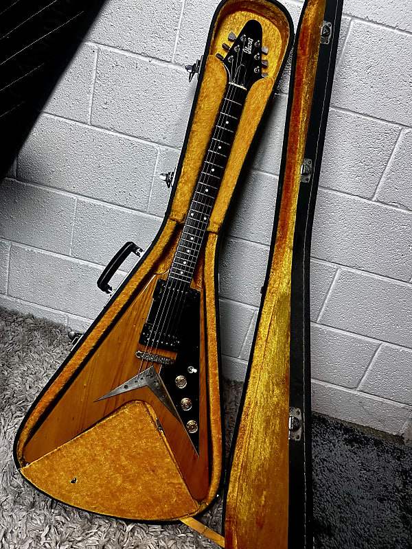 Ibanez Vintage Flying V 2387 Rocket Roll Custom 1975 Natural image 1