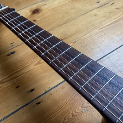 Baden A Style Mahogany Satin Acoustic Guitar + Hard Case - Roadworn image 23