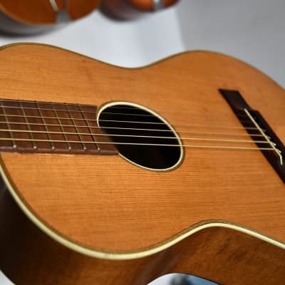 Vintage Hofner 517 Parlor Guitar, 1950's, Solid top and great sound – video included image 4