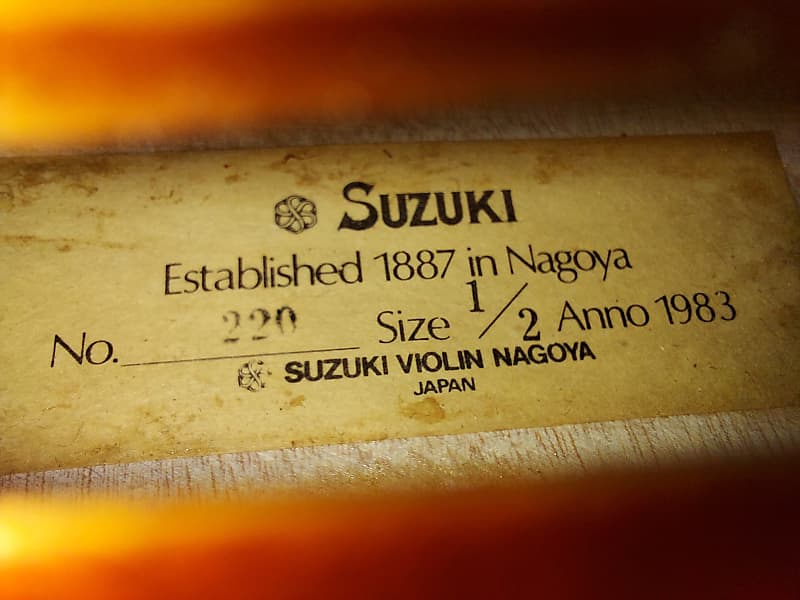 Suzuki Model 220 (1/2 Size) Violin, Japan 1983. Yamaha adjusted