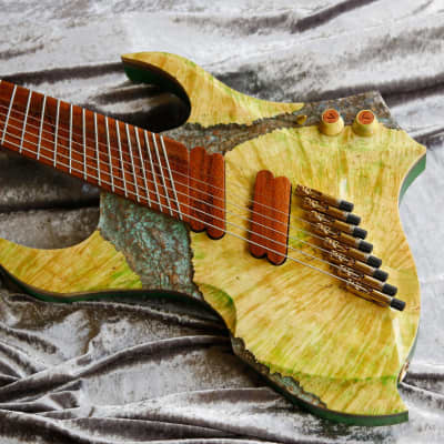 GB Liuteria Boutique guitar Sephiroth 8 string fanned image 18