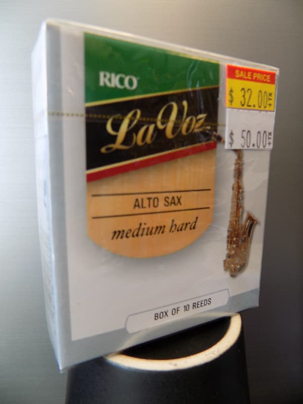 La Voz Alto Saxophone Reeds (Medium Hard)10 Pack Reverb