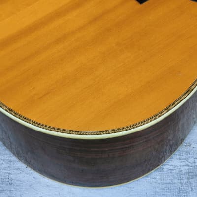 1980's Event (By Matsumoto Japan) Dreadnought Acoustic Guitar (Natural) image 2
