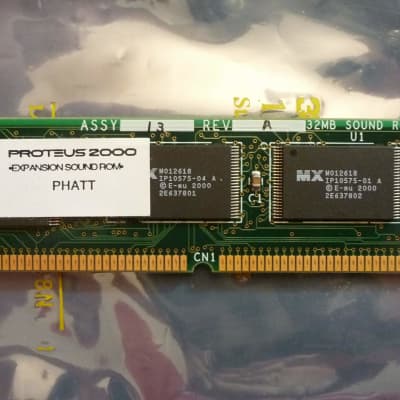 Tested 100% Working! E-MU Systems Emu Pure PHATT Expansion Board Sound ROM Card from Mo'Phatt for Proteus 2000-class synths such as P2K P1K XL1 MoPhatt Orbit3 XL7 MP7 PX7 PK6 XK6 MK6 Halo etc. PHAT FAT