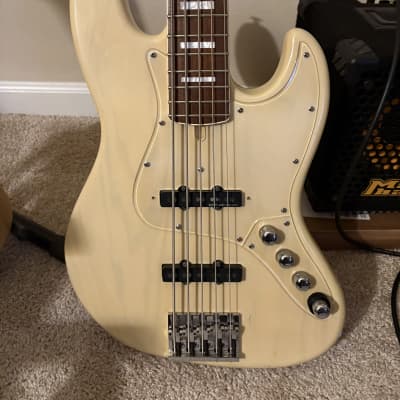 ATELIER Z M-265 Custom with White Pearl Pickguard (TP-Blue/M MH