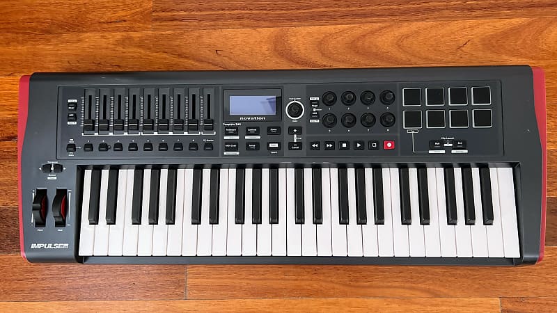 Novation Impulse 61 MIDI Keyboard Controller 2011 - Present - Gray