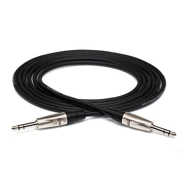 Hosa HSS-001.5 Pro Balanced 1/4 in. to 1/4 in. Interconnect Cable - 1.5 ft. image 1