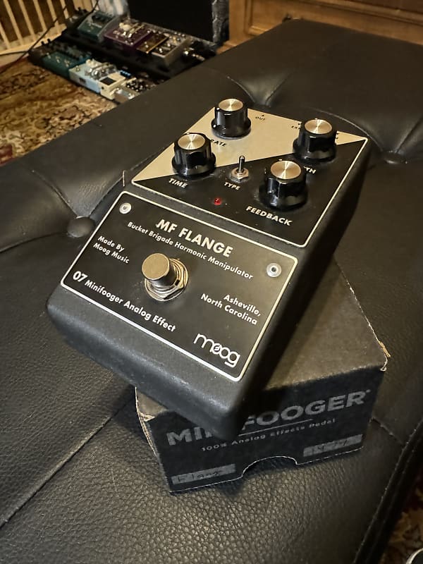 Moog Minifooger MF Flange 2010s - Black | Reverb Moog Minifooger MF Flange 2010s - Black | Reverb