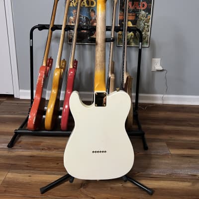 MJT Allparts Partscaster Telecaster - Olympic White image 7
