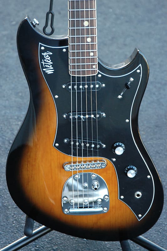 Cave & Canary Meteor Deluxe Sunburst Electric Guitar Plek'd Reverb