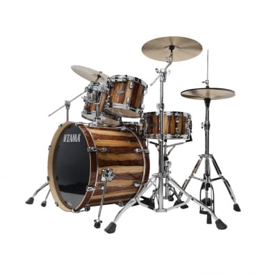 Tama MBS42S-CAR Starclassic Performer Shell Kit 4 pcs - Caramel Aurora/Chrome HW image 3