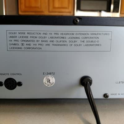 LUXMAN K-110W HX PRO
DUAL CASSETTE DECK / RECORDER image 7