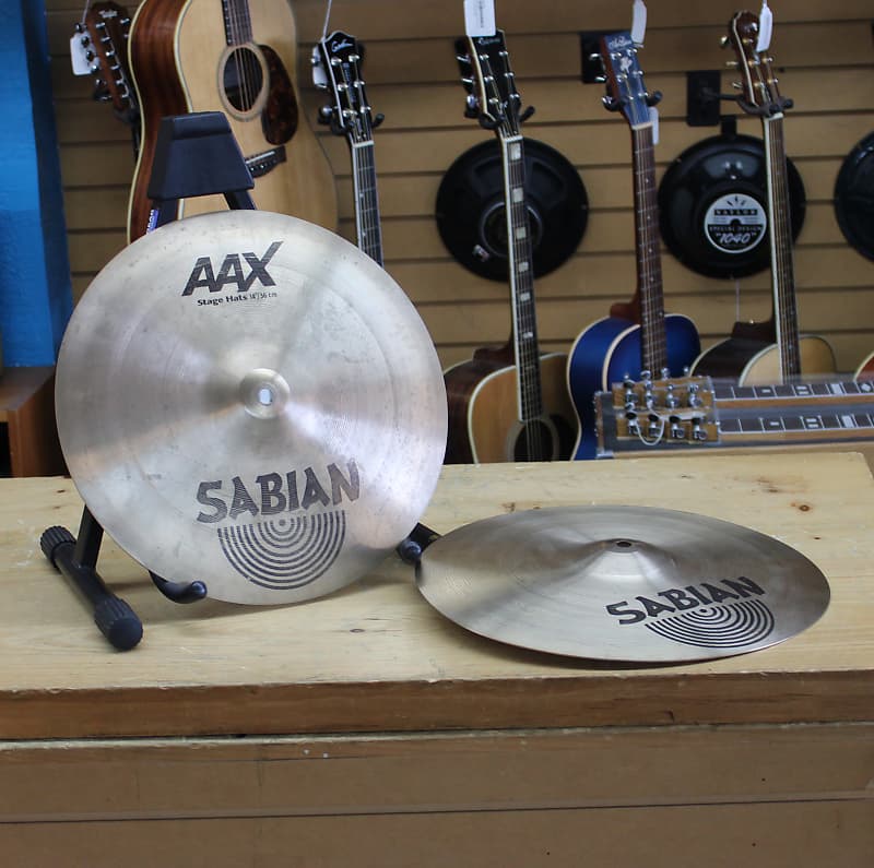 Sabian AAX 14" Stage HiHats Pair Reverb