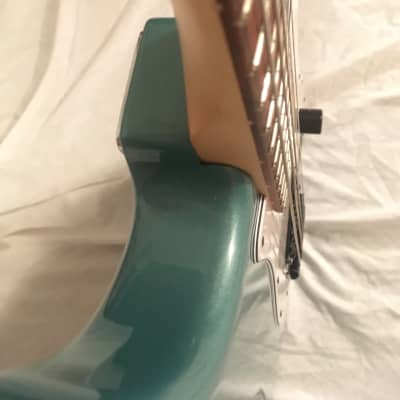 Custom Tom Delonge Teal Green Metallic Fender Stratocaster Hardtail w/ Case image 11