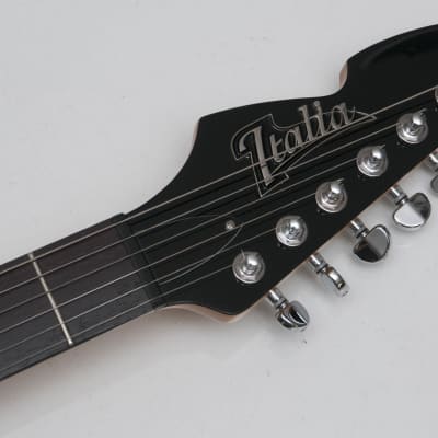 Italia Imola Semi Hollow guitar , MIK  w/ original Gigbag - 6 pickups, Ampeg inspired image 5