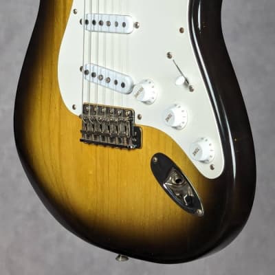 1991 Fender Custom Shop '54 Stratocaster Reissue - 2 Tone Sunburst image 4