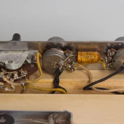 Fender Telecaster Solid Body Electric Guitar (1955), ser. #7792, original tweed hard shell case. image 16