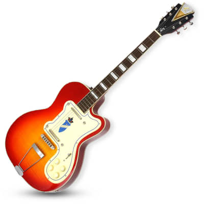 Kay “Limited Production” Artist Demo K161VCS Reissue Thin Twin Electric Guitar - FREE $200 Case image 3