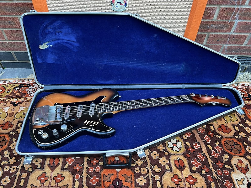 Vintage 1963 Burns London Split Sonic Original Sunburst | Reverb