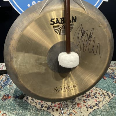 Rikki Rockett's Poison, Sabian 28" 52802, 2012-2014 Hollyweird Tour Gong, SIGNED!! image 5