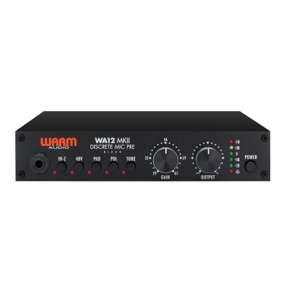 Warm Audio WA12 MKII Black w/ 2 Mogami XLR Cables Bundle image 2