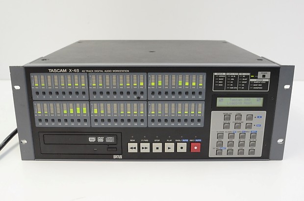 TASCAM X-48 48-Track 24-bit/96kHz Hybrid Hard Disk Recorder/Mixer  Workstation