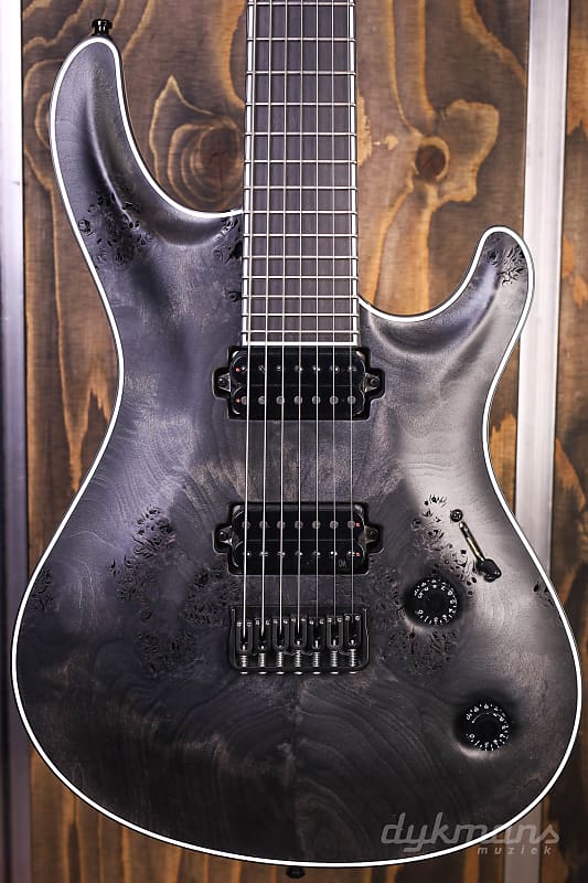 ギター MAYONES Regius7 Trans Black Mayones Regius Pro 7 String Trans Black (2017) - Guitar Compare