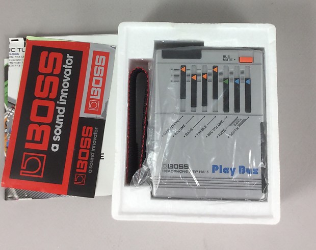 Boss HA-5 Playbus Headphone Amp 1980's | Reverb