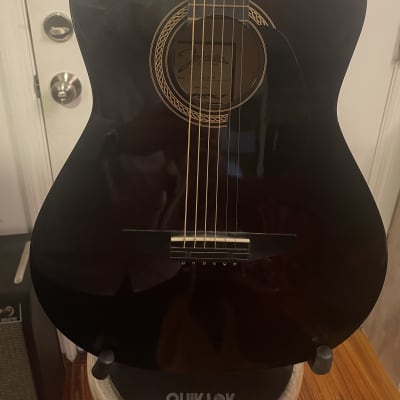 Johnson JG-100 Concert Acoustic Guitar w/Gig Bag  - 2010s - Black on Black! for sale