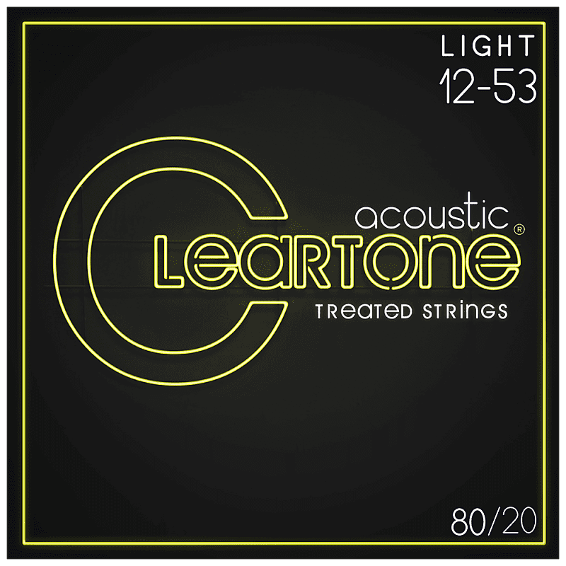 Cleartone 7612 80/20 Bronze Light Strings 12-53 image 1