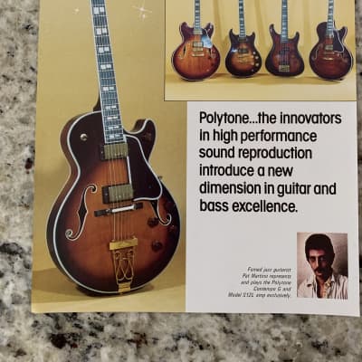 Polytone Guitar Brochure  70’s-80’s image 1