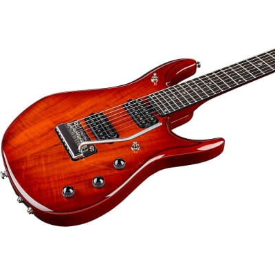 Ernie Ball Music Man John Petrucci 7 JP7 Koa Top Ebony Fingerboard Electric Guitar image 5