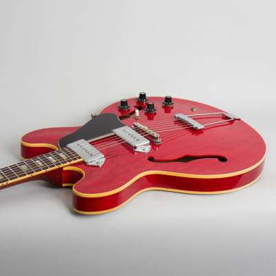 Gibson  ES-330TDC Thinline Hollow Body Electric Guitar (1968), ser. #527040, original black hard shell case. image 7