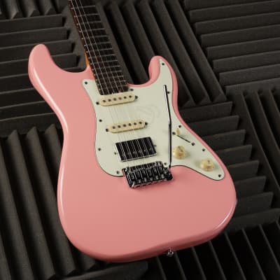 Schecter Nick Johnston Traditional HSS with Ebony Fretboard 2020 - Present - Atomic Coral image 9