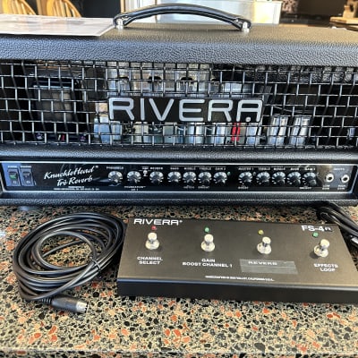 Rivera Knucklehead Tre Reverb 120-Watt Guitar Amp Head 2023- Black for sale