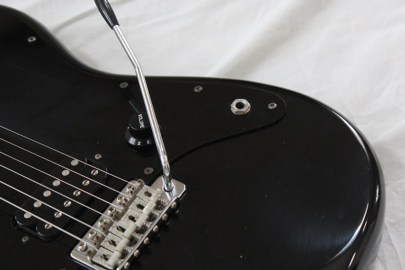 1985 Squier By Fender Japan ST-331 Stratocaster Boxer Series Single  Humbucker Delonge Style - Black