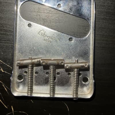 Glendale Top Loader Blackguard Telecaster Bridge Plate | Reverb