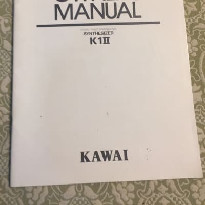 Kawai K1 II Vintage 1989 Digital Synthesizer with Manual and Expansion Card image 12