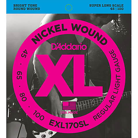 D'Addario EXL170-SL Nickel Wound .045-100 image 1