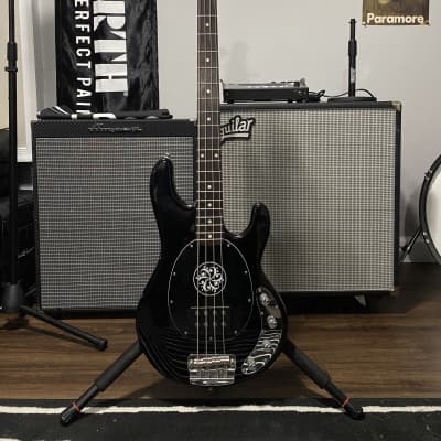 Sterling by MusicMan Ray34 White w/Black Hardware | Reverb