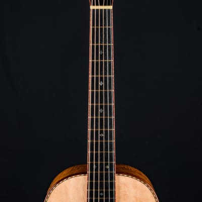 Ressler Parlor 12-Fret Flame Mahogany and Bearclaw Sitka Spruce NEW image 10