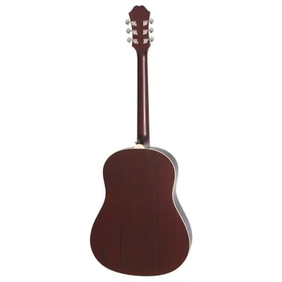 Epiphone AJ-220S Advanced Jumbo Acoustic Guitar (Mahogany Burst) image 3