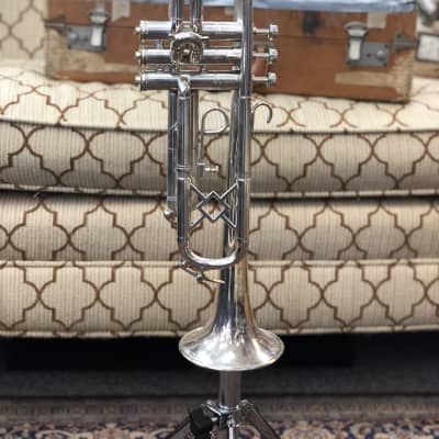 King Liberty Trumpet 1960s Silver image 2