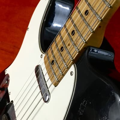 LEFTY! Vintage 1972 Fender USA Telecaster Custom Color Black Nitro Guitar Flamey Maple Neck Tele Relic Left HSC 7.2lb! image 15