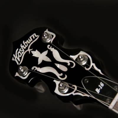 Washburn Americana Series Model B16K-D 5-String Banjo with Hard Case image 5