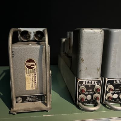 Altec 428B 429B Preamp & Power Supply | Reverb